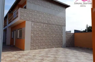 Village com 2 dormitórios à venda, 75 m² por r$ 234.900,00 - balneário itaguaí - mongaguá/sp
