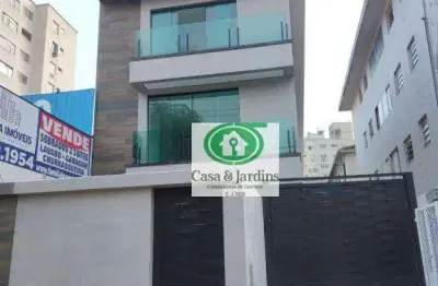 Sobrados em villagio 02 suites - campo grande - santos