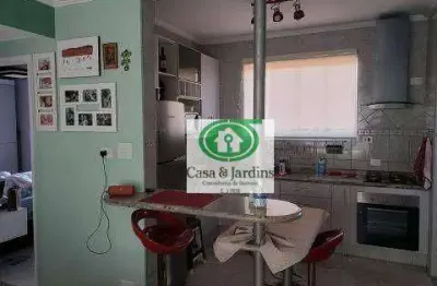 Apartamento com 2 dormitórios à venda, 60 m² por r$ 245.000,00 - jardim independência - são vicente/sp