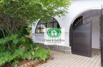 Sobrado bairro boqueirão - santos, 374m² - 5 quartos - 5 vagas - venda ou locação