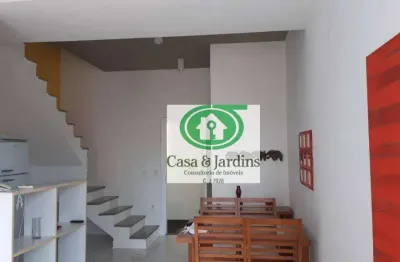Ótimo apartamento duplex mobiliado com toda estrutura e comodidade de um loft. no gonzaga proximo ao boqueirão e embare, santos /sp