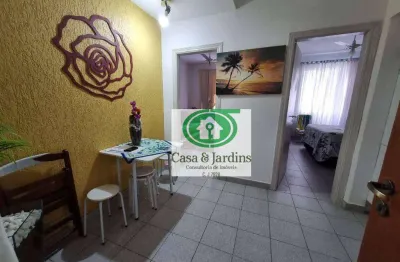 Apto 2 dormitorios , prédio c/ elevador, px. praia josé menino - santos