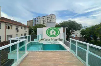 Casa à venda, 280 m² por r$ 1.550.000,00 - embaré - santos/sp