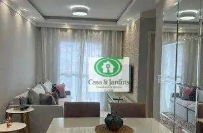 Apartamento 2 dormitórios à venda, 60 m² - vila matias - santos/sp