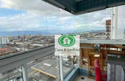 Apartamento com 1 dormitório à venda, 56 m² por r$ 585.000,00 - boqueirão - santos/sp