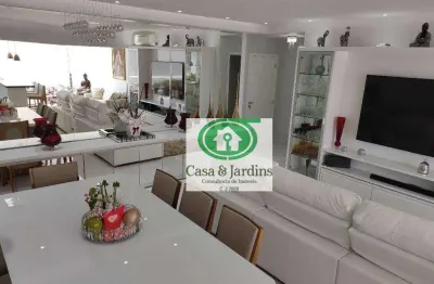 Apartamento com 3 dormitórios à venda, 150 m² por r$ 1.340.000,00 - marapé - santos/sp