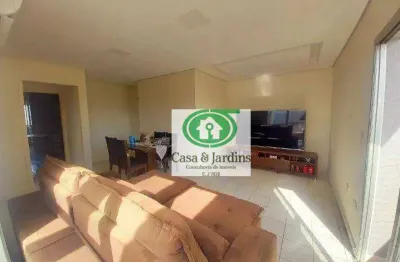 Cobertura à venda, 95 m² por r$ 639.000,00 - pompéia - santos/sp