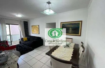 Apartamento com 3 dormitórios à venda, 120 m² por r$ 690.000,00 - campo grande - santos/sp