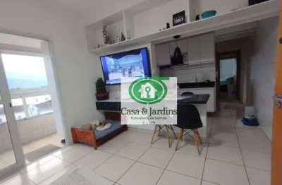 Apartamento com 2 dormitórios à venda, 62 m² por r$ 340.000,00 - vilamar - praia grande/sp
