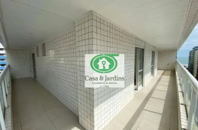 Apartamento com 3 dormitórios à venda, 133 m² por r$ 1.314.081,00 - canto do forte - praia grande/sp