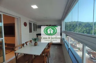 Apartamento com 3 dormitórios à venda, 119 m² por r$ 950.000,00 - canto do forte - praia grande/sp