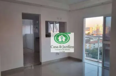 Apartamento com 2 dormitórios à venda, 54 m² por r$ 550.000,00 - aparecida - santos/sp