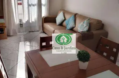 Apartamento com 2 dormitórios à venda, 70 m² por r$ 330.000,00 - canto do forte - praia grande/sp