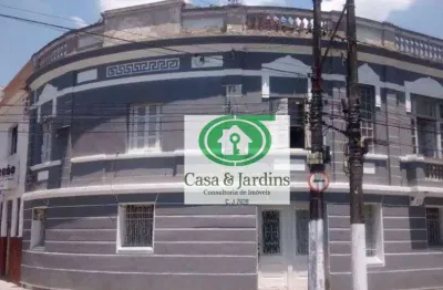 Casa comercial 5 dormitórios à venda, 400 m² por r$ 810.000 - vila nova - santos/sp