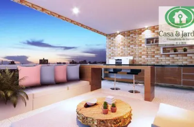 Apartamento com 3 dormitórios à venda, 103 m² por r$ 1.124.843,00 - vila alzira - guarujá/sp