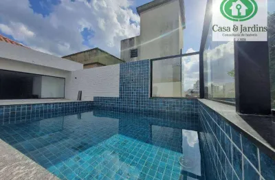 Casa à venda, 290 m² por r$ 1.940.000,00 - boqueirão - santos/sp