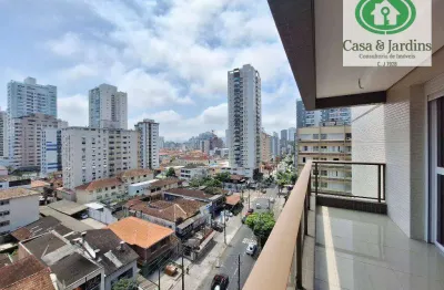 Apartamento com 2 dormitórios à venda, 128 m² por r$ 1.650.000,00 - embaré - santos/sp