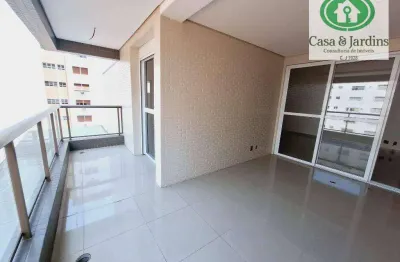 Apartamento com 2 dormitórios à venda, 128 m² por r$ 1.650.000,00 - aparecida - santos/sp