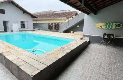 Casa térrea  2 dormitórios à venda, 362 m² por r$ 1.000.000 - tupi - praia grande/sp