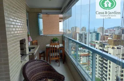 Apartamento  2 dormitórios à venda, 94 m² - gonzaga - santos/sp