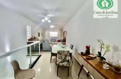 Excelente residência sobreposta alta - 03 dormitórios  - 128 m² - à venda - ponta da praia - santos/sp