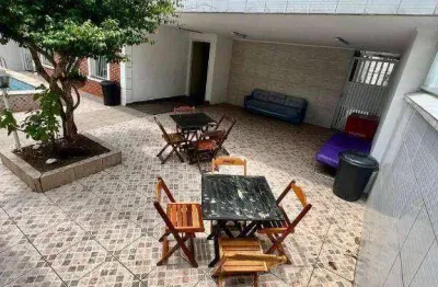 Ótimo sobrado com piscina - 4 dormitórios (3 suítes) – à venda - vila belmiro - santos sp