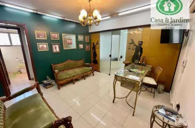 Excelente conjunto de salas - 135 m² - conjunto comercial golden avenue - boqueirão -santos sp