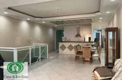 Sobrado p/ fins comercial e residencial - amplo salão p/ eventos - v a z i o - vila mathias - santos