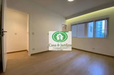 Apartamento frente ao mar /gonzaga- 3 dormitorios (1 suite) + qto e wc empregada - santos/sp