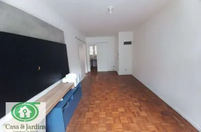 Apartamento em santos no jose menino com 2 dormits mais dependencias de empregada