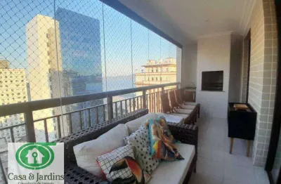 Lindo apartamento no josé menino  à venda a 50 metros da praia com vista para o mar.