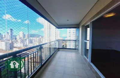 Apartamento no embaré  3 suítes para alugar, 150 m² - santos/sp