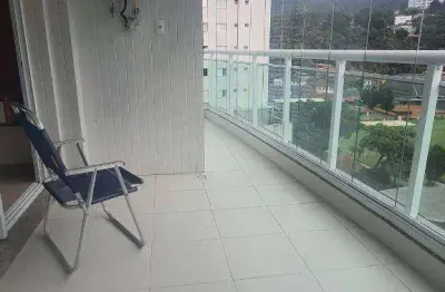 Aluguel de apartamento alto padrão - mobiliado  - vista panorâmica da praia de santos