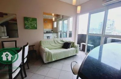 Apartamento duplex 2 dormitórios para alugar, 80 m²  - gonzaga - santos/sp