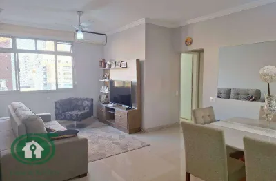 Apartamento 2 dormitórios à venda, 117 m²  - boqueirão - santos/sp