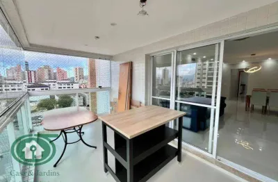 Apartamento para alugar, 120 m² por r$ 11.000,00/mês - ponta da praia - santos/sp