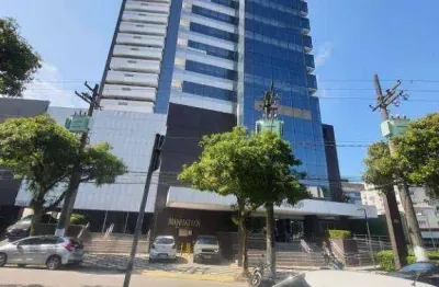 Sala comercial para locação em santos no manhattan office.