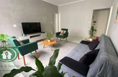 Apartamento 1 dormitório mobiliado para alugar, 67 m²  - aparecida - santos/sp
