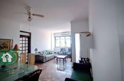 Apartamento  2 dormitórios suítes à venda, 107 m²  - aparecida - santos/sp