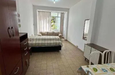 Apartamento com 1 dormitório à venda, 40 m² por r$ 291.000 - boqueirão - santos/sp
