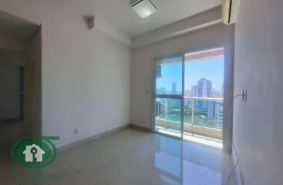 Apartamento com 1 dormitório para alugar, suite 76 m²  - pompéia - santos/sp