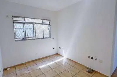 Aluga - apartamento no embaré - 2 dormitorios + wc empreagada. garagem suficiente