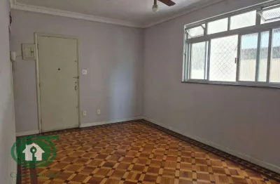 Apartamento 3 dormitorios para Locação no Embaré, 1º andar de frente com varanda,