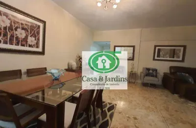 Apto 3 dorms com suíte + dep. empregada – pompéia/gonzaga, próx. praia – 2 vagas!