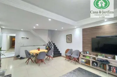 Linda casa na vila são jorge - 4 dormitorios + solariun c/churrasqueira - santos