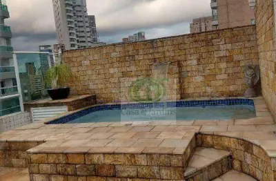 Cobertura 3 dormitórios à venda, 300 m²  - gonzaga - santos/sp
