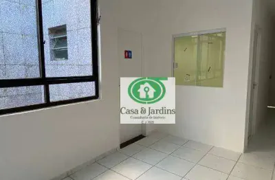 Sala para alugar, 20 m² por r$ 1.200,00/mês - marapé - santos/sp