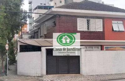 Casa 3 dormitórios à venda, 117 m²  - ponta da praia - santos/sp