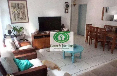 Apartamento com 2 dormitórios à venda, 95 m² - centro - são vicente/sp