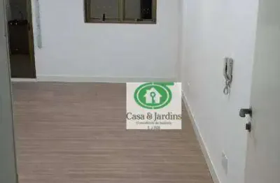 Sala para alugar, 43 m² por r$ 2.100,00/mês - valongo - santos/sp